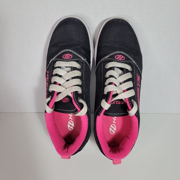 Heelys Pro 20 Women's Size 5 / Youth Size 4 Black & Pink Skate Sneakers - Picture 7 of 10